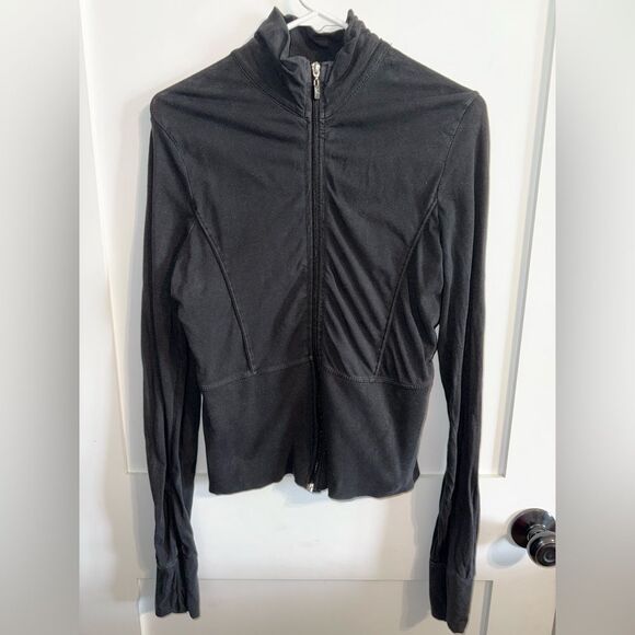 Danskin Black and White Swirl Pattern Jacket - Picture 1 of 6